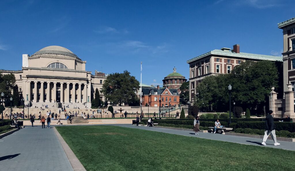 Photo of the Columbia University campus.
