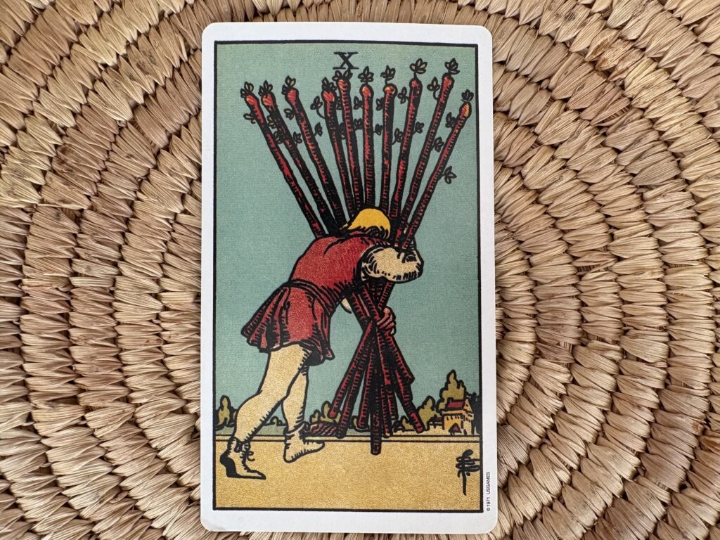 Image of 10 of wands